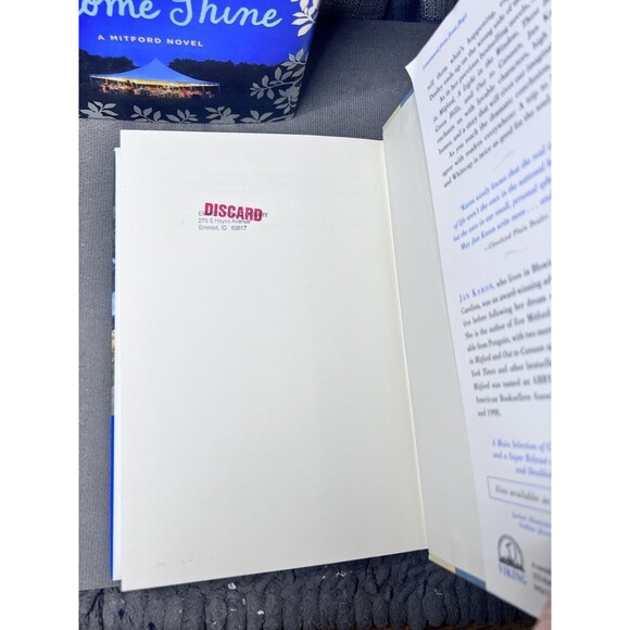 Jan Karon HC Books Come Rain Shine New Song Somewhere Safe Somebody Good Lot - Picture 9 of 16